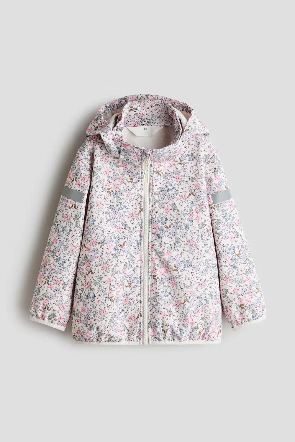 Водостойкая куртка из софтшелла H&M, Rosa/Geblümt
