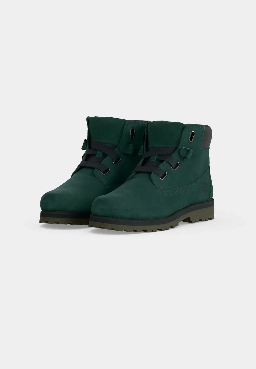 Ботинки Courma kid mid pull on boot унисекс на шнуровке до щиколотки Timberland, Dark Green — фото 3