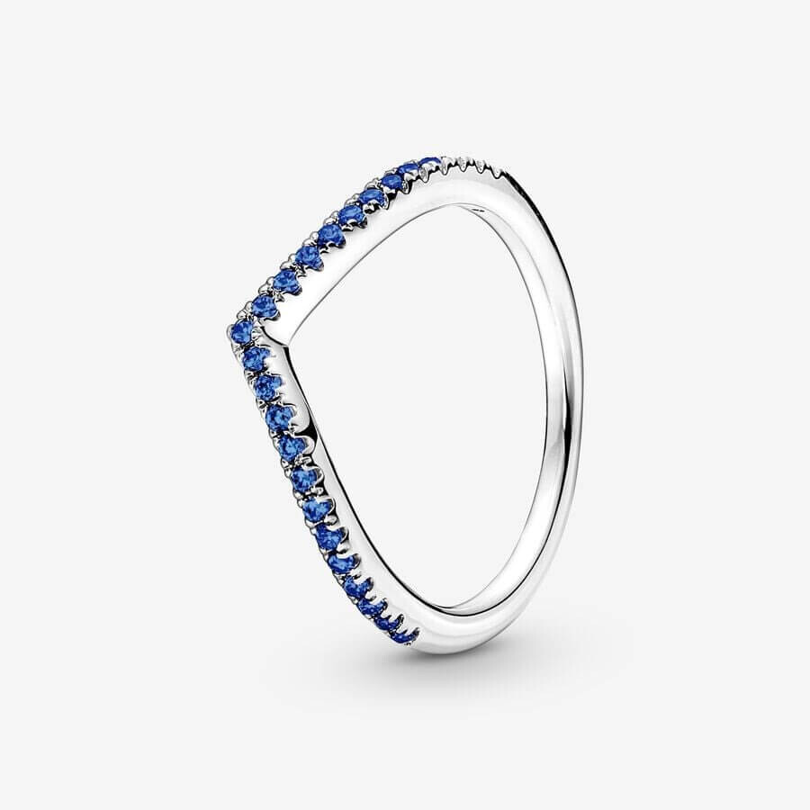 

Кольцо Pandora Timeless Wish Sparkling Blue, серебро/синий