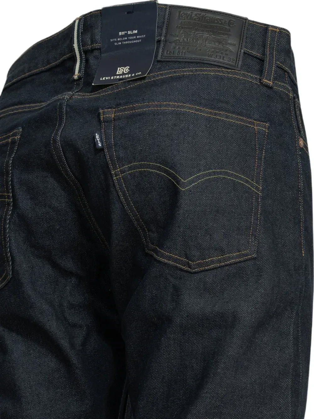 Джинсы 511 облегающего кроя Levi'S, синий — фото 4