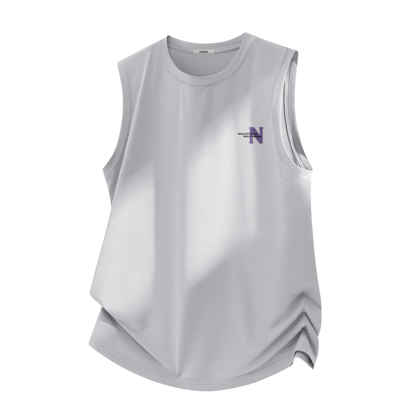 Детский топ без рукавов MINISO, Light Gray (Mb Purple Tone Chapter Chest Logo)