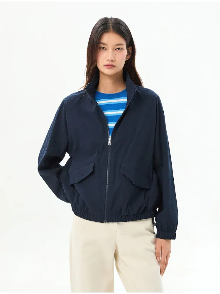 Ветровка Seersucker Windbreaker TOMMY HILFIGER, Navy