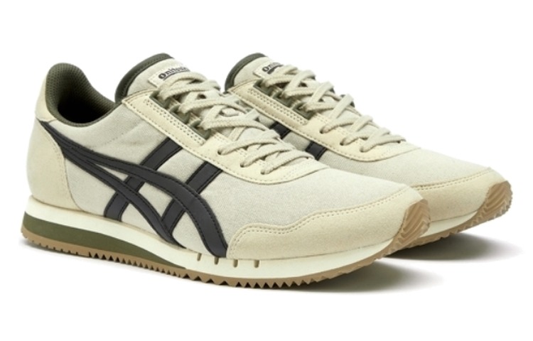 Кроссовки Onitsuka Tiger Dualio, кремовый/серый/зеленый — фото 2