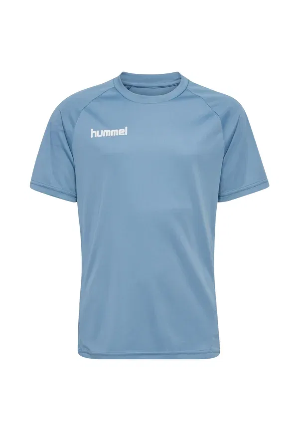Детский комплект Hmlpromo унисекс - футболка с принтом Hummel, выцветший деним — фото 3