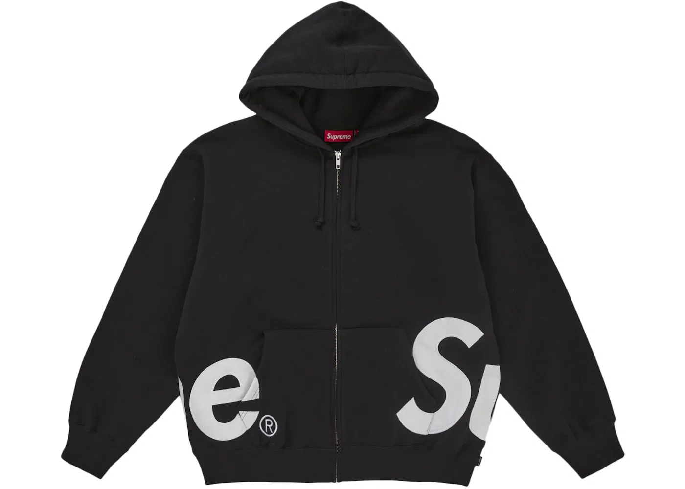 Мужская худи с застежкой-молнией Big Logo Supreme, Black