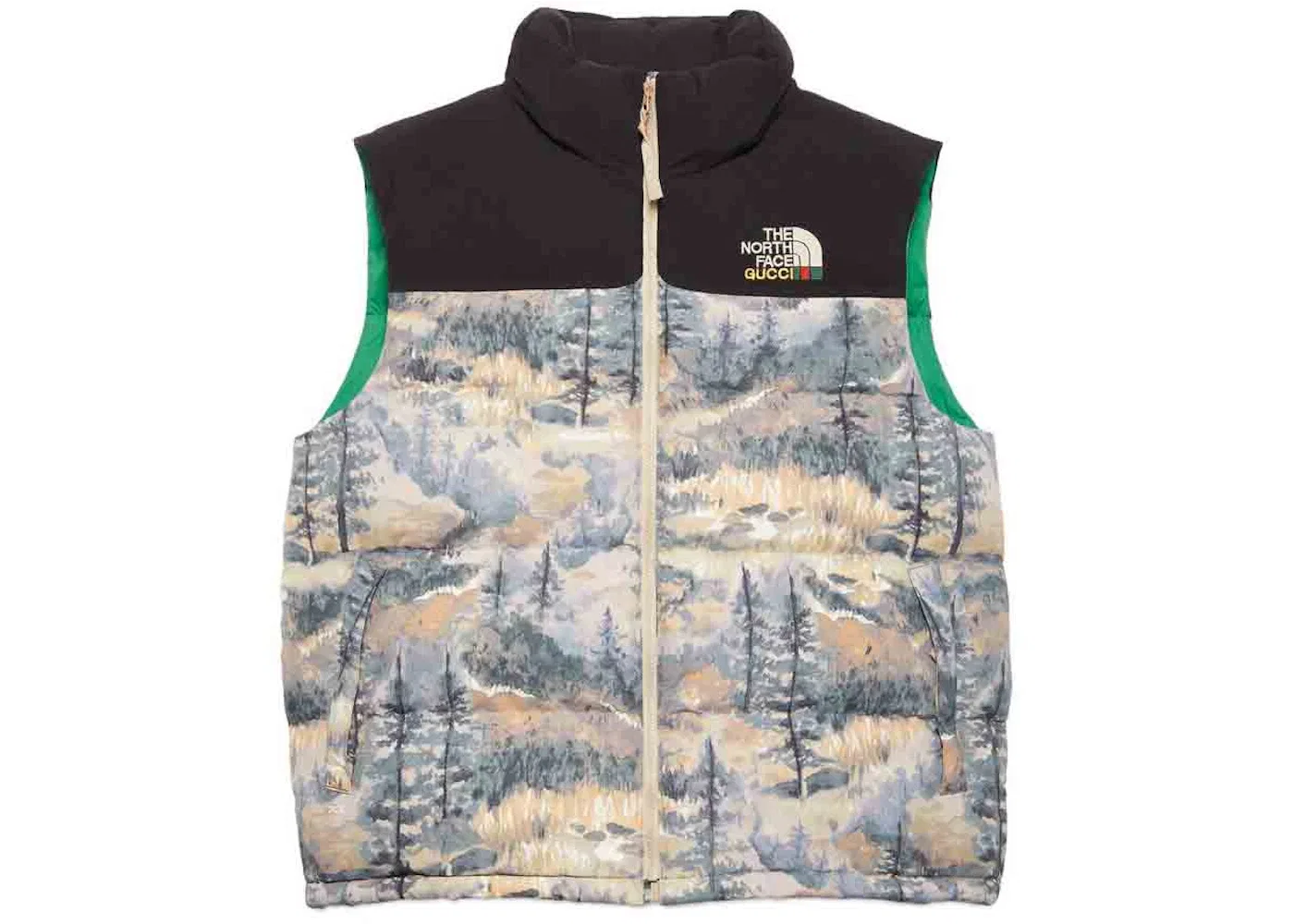 Мужской жилет с принтом Forest Print Gucci, Forest Print