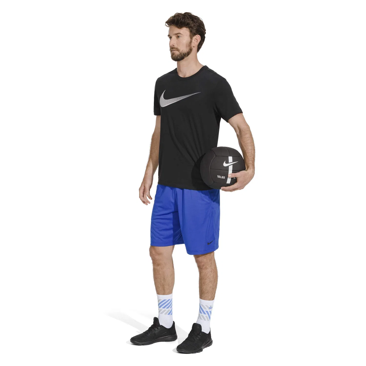 Мужская футболка с коротким рукавом Nike M NSW Club Tee NIKE, 2-Black / White — фото 3