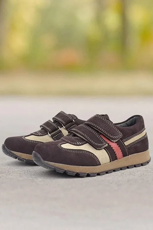 Детские кроссовки для мальчиков кожаные Young Rakerplus, Brown