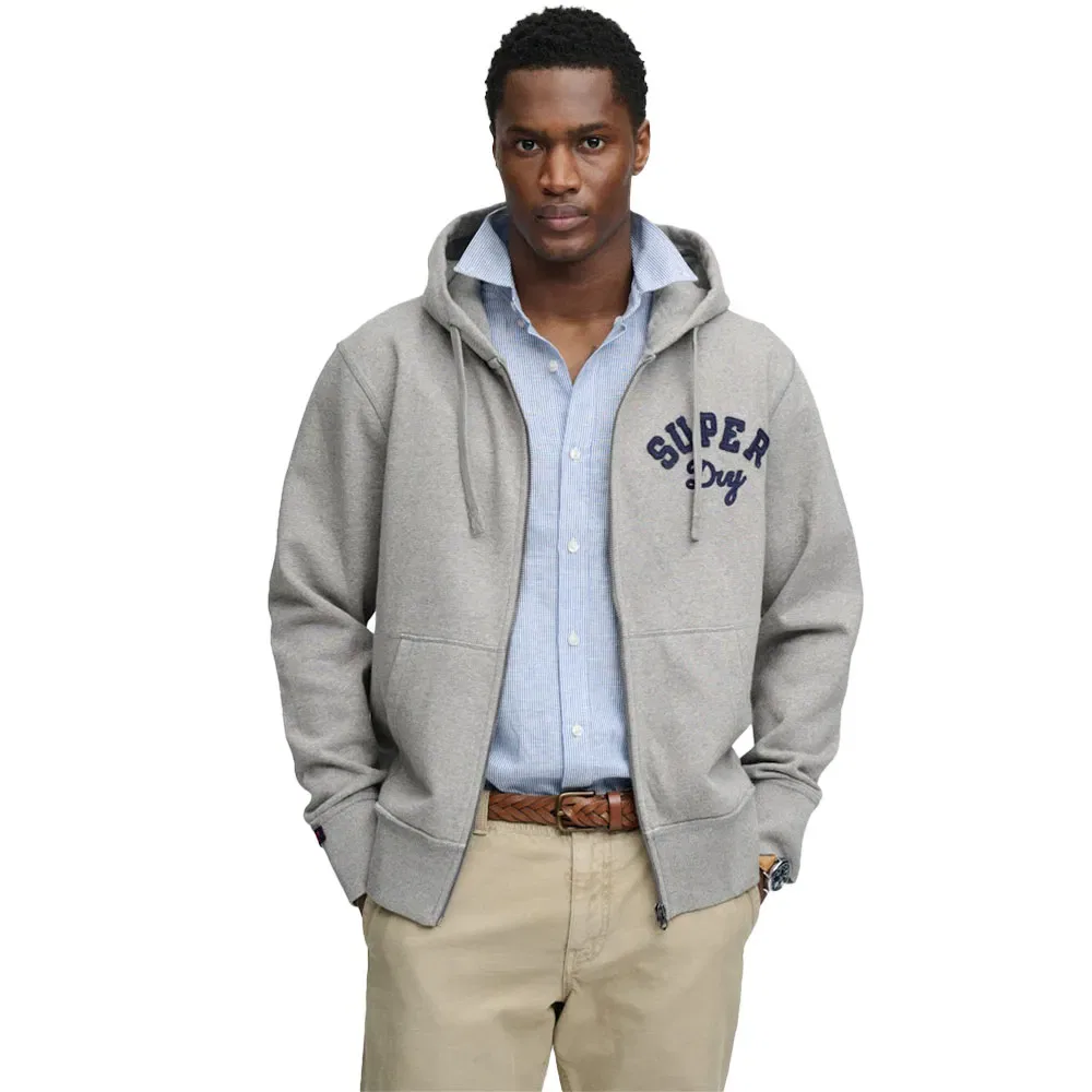 Худи Vintage Athletic Superdry, серый