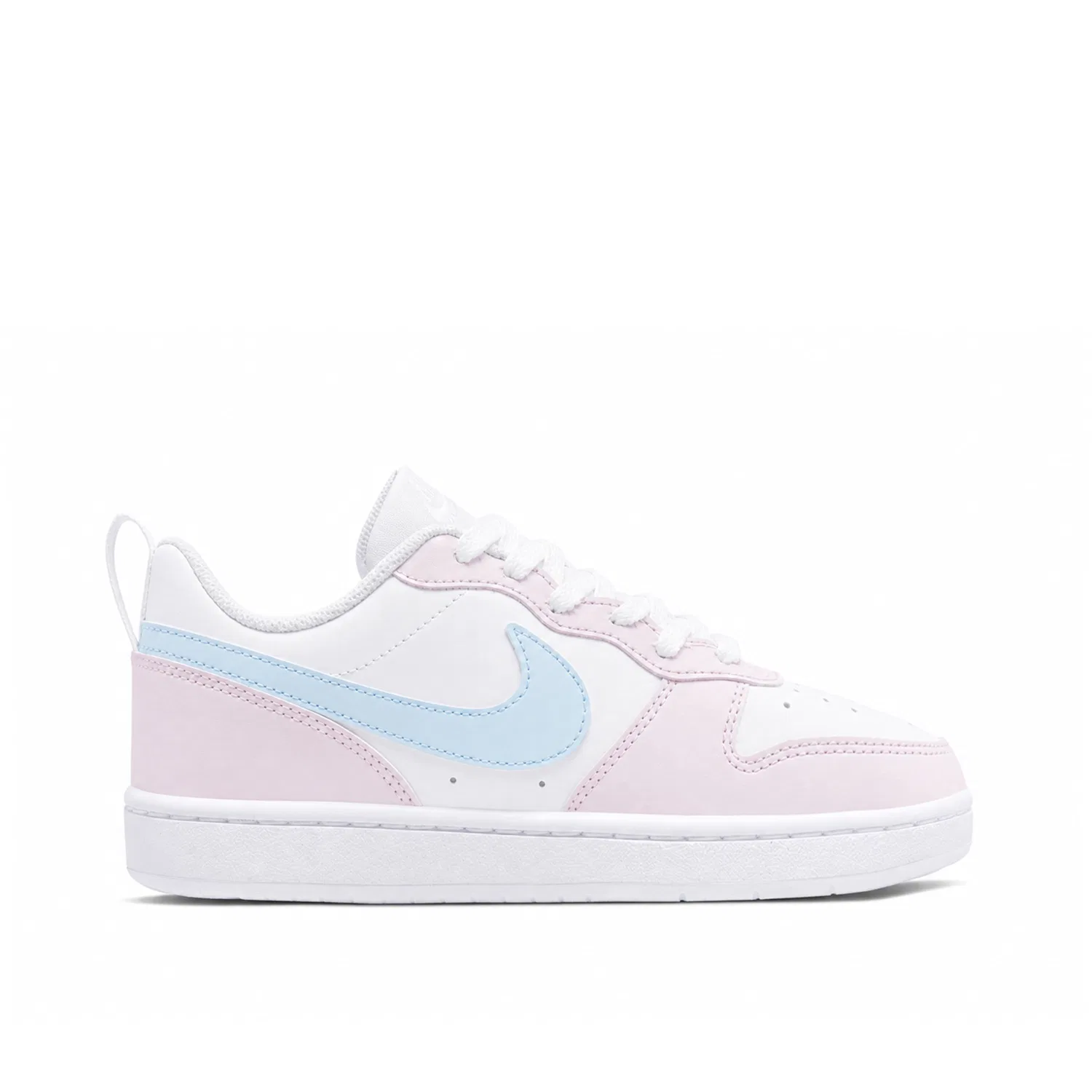 Детские кроссовки для скейтбординга с принтом Nike Court Borough, Pink Blue — фото 3