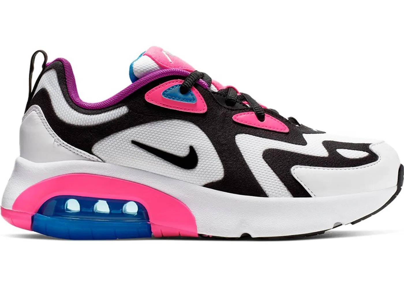 Детские кроссовки Lifestyle Nike Air Max 200, White/Hyper Pink-Photo Blue-Black