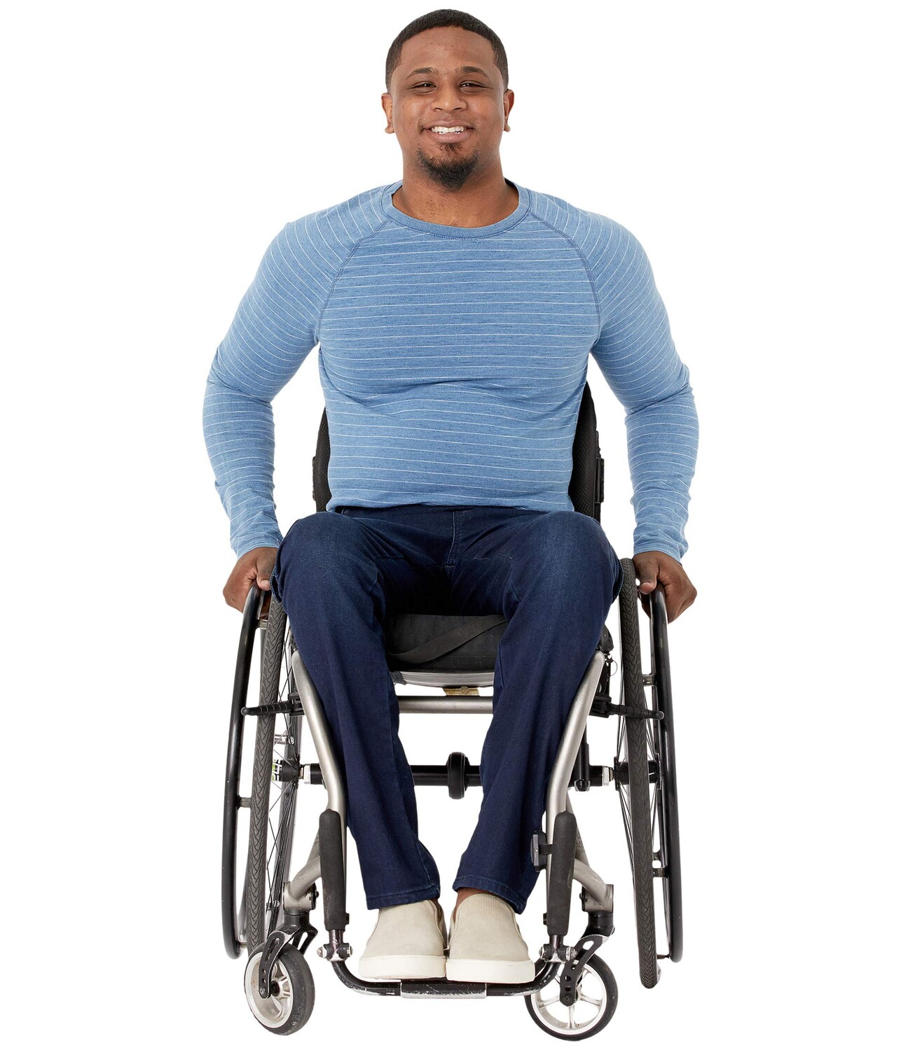 

Джинсы Seven7 Adaptive, Seated Slim Straight Jogger w/ Thigh Pockets in Noyers Dark