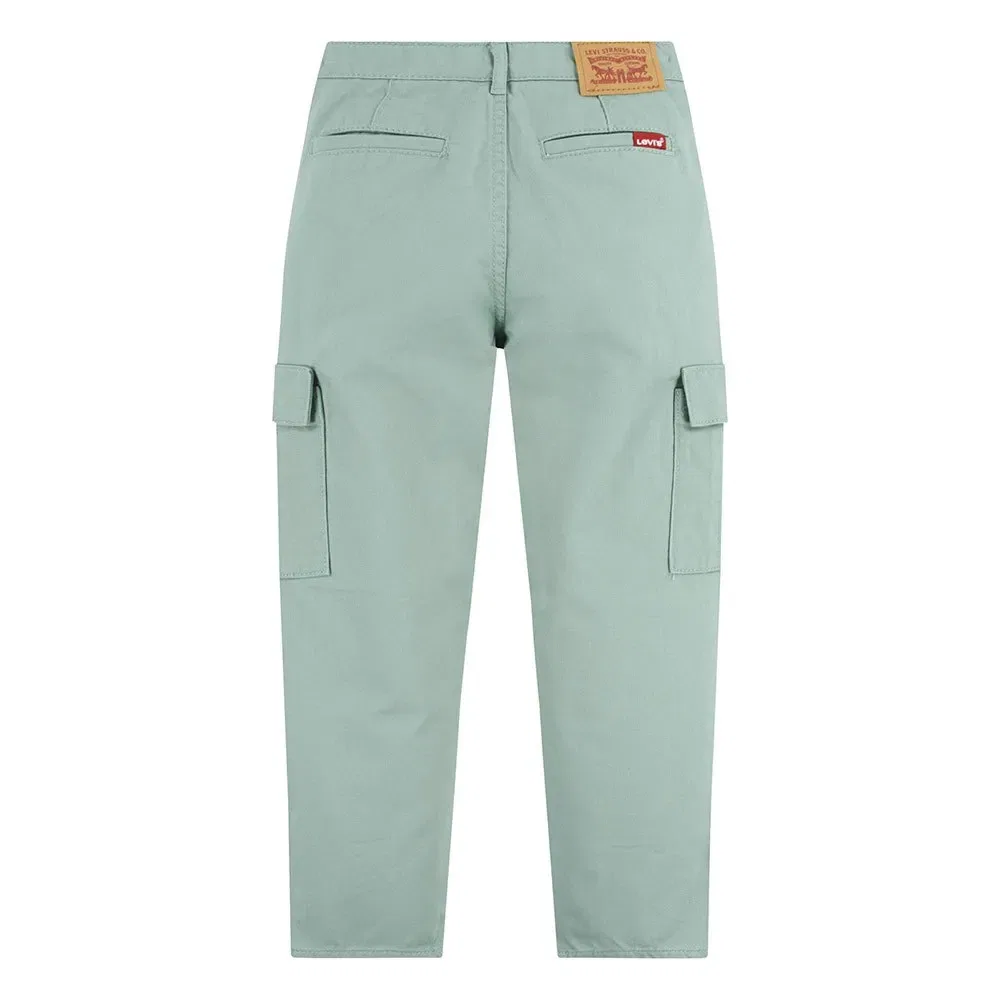 Детские брюки карго для девочек с принтом Levi's, Green — фото 2