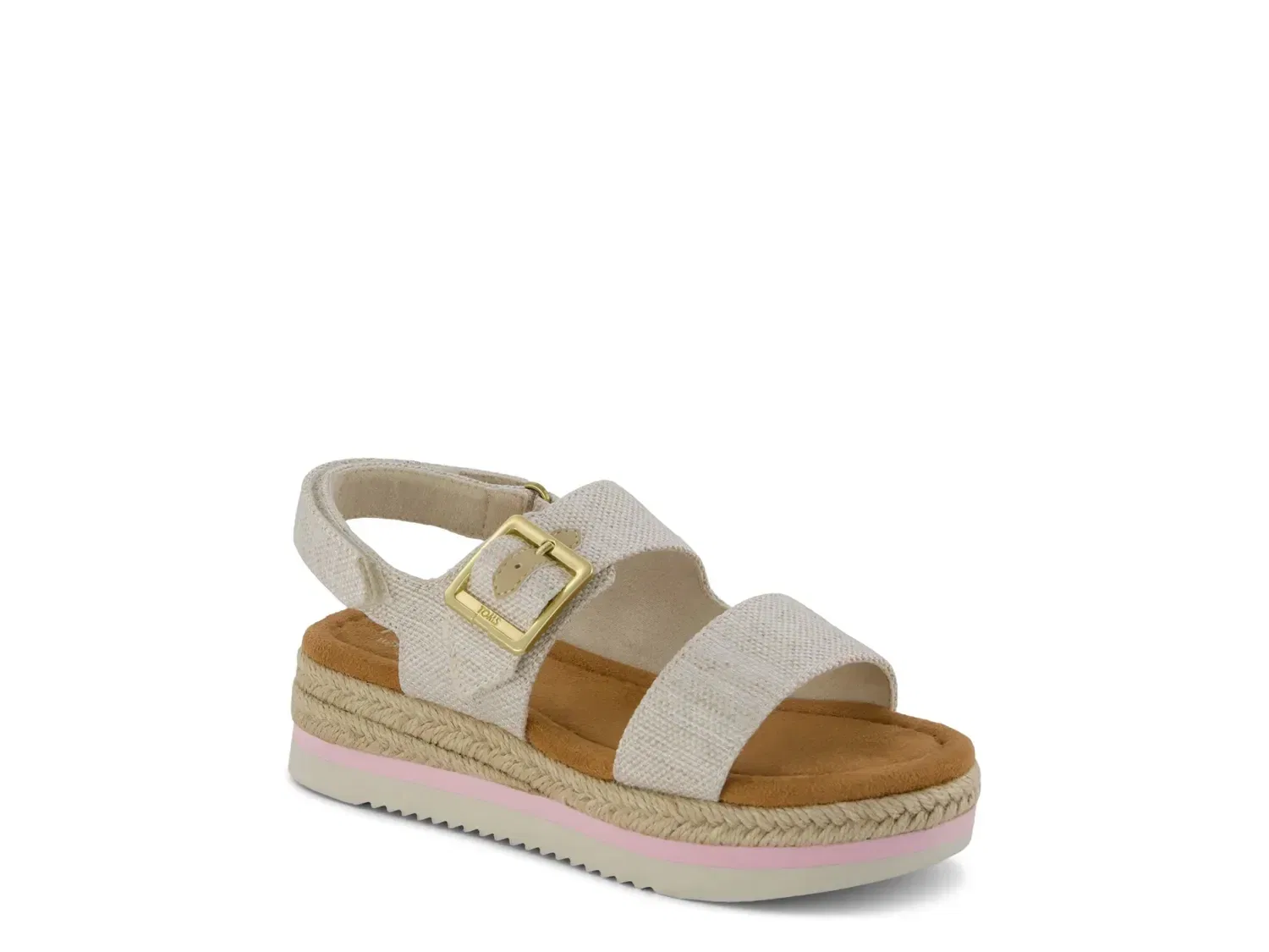Сандалии платформа эспадрильи Giana, TOMS, бежевый