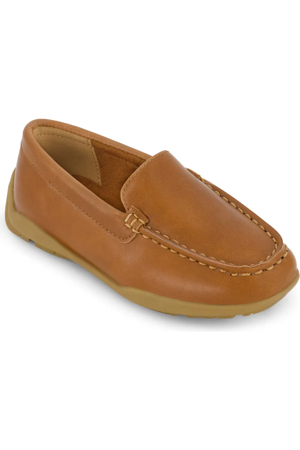 Туфли лоферы детские на плоской подошве Jason Venetian Kenneth Cole, Cognac