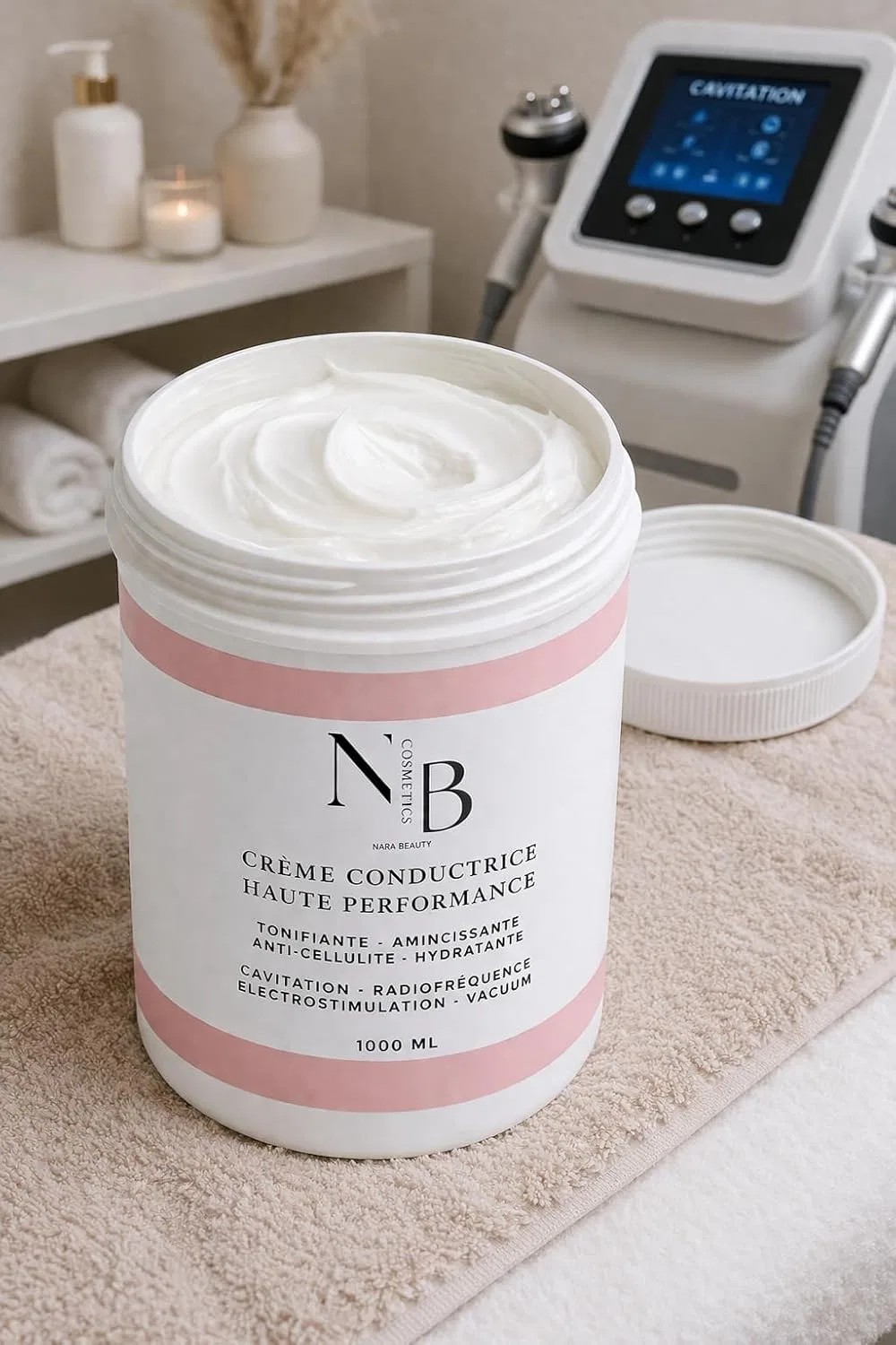 Слим-крем для кавитации и высокочастотной терапии NB COSMETICS, 1000 мл — фото 4