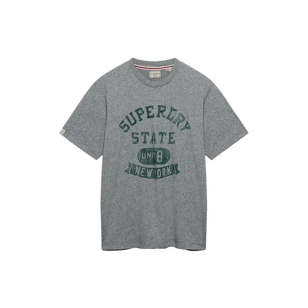 Мужская футболка свободного кроя Athletic Essential Superdry, Grey — фото 3