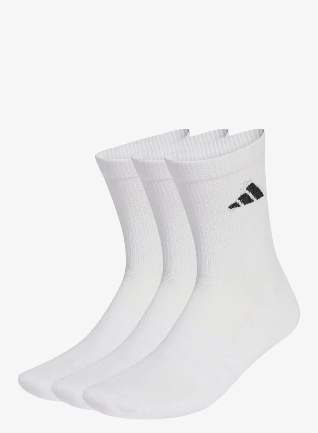 Носки спортивные с усиленной пяткой 3 пары Adidas, белый