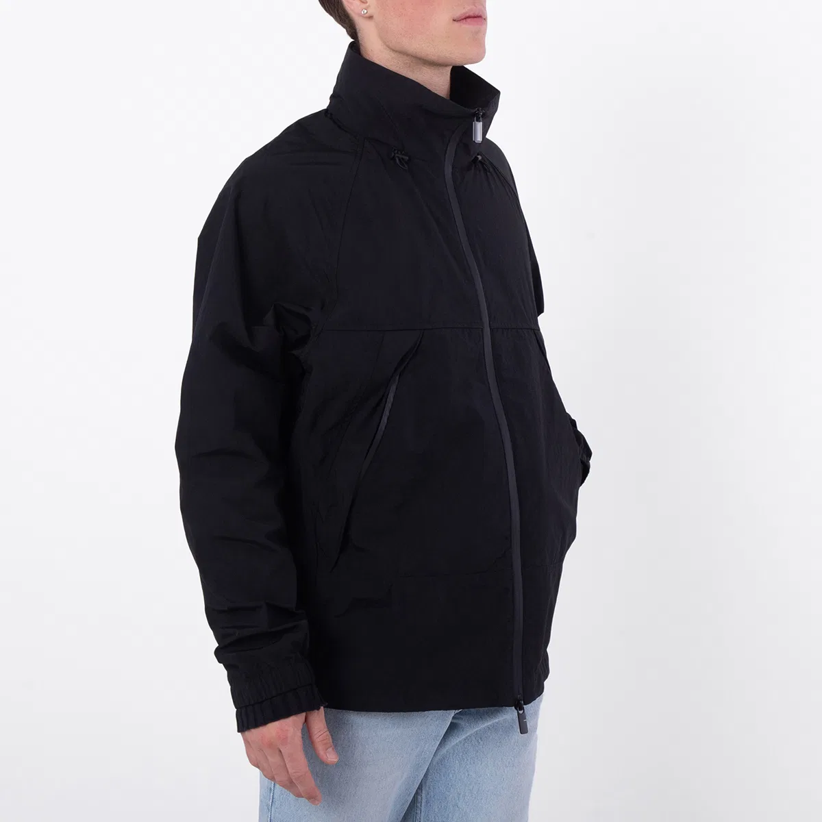 Куртка с капюшоном и кулиской EKD Hooded Drawstring Jacket Burberry, Black — фото 4
