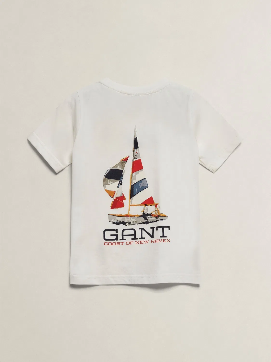 Футболка с принтом Gant Coastal Graphic Gant, белый — фото 2