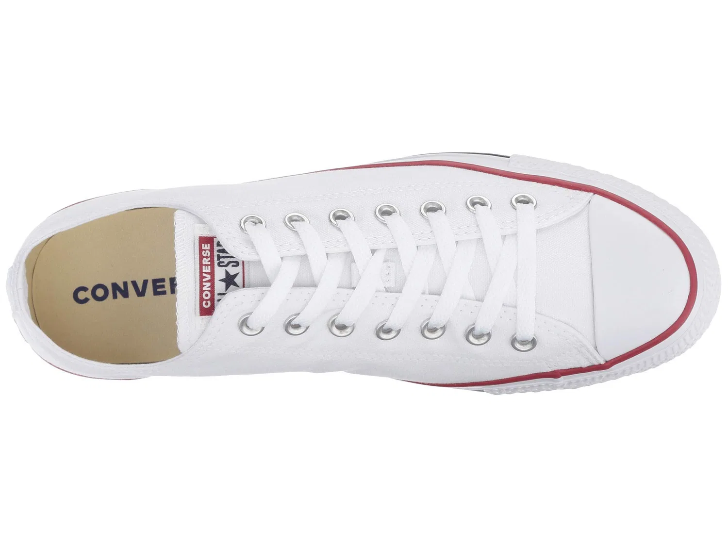 Детские кроссовки для мальчиков и девочек с принтом Chuck Taylor Converse, Optical White — фото 2