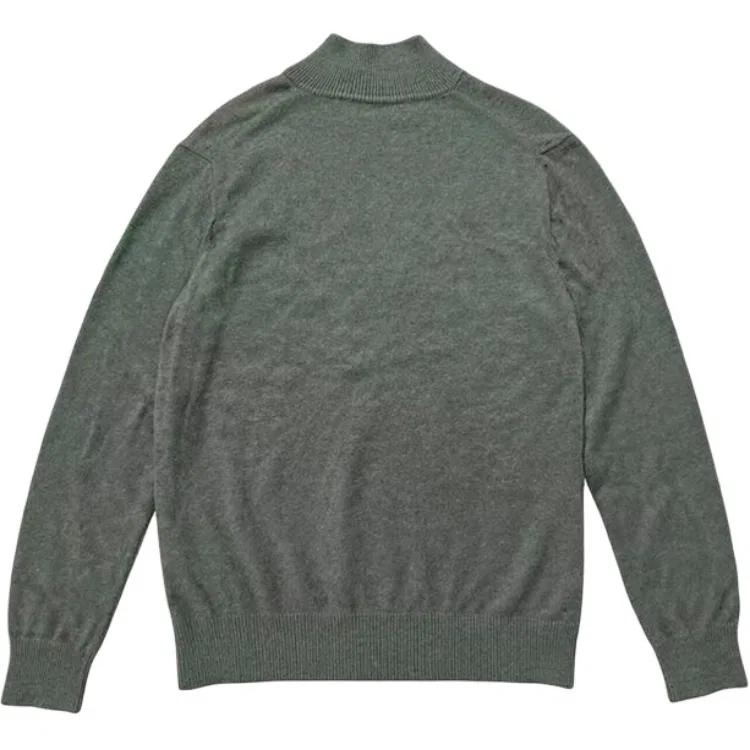 Мужской свитер с бейсбольным воротником Tommy Hilfiger, Army Green — фото 3