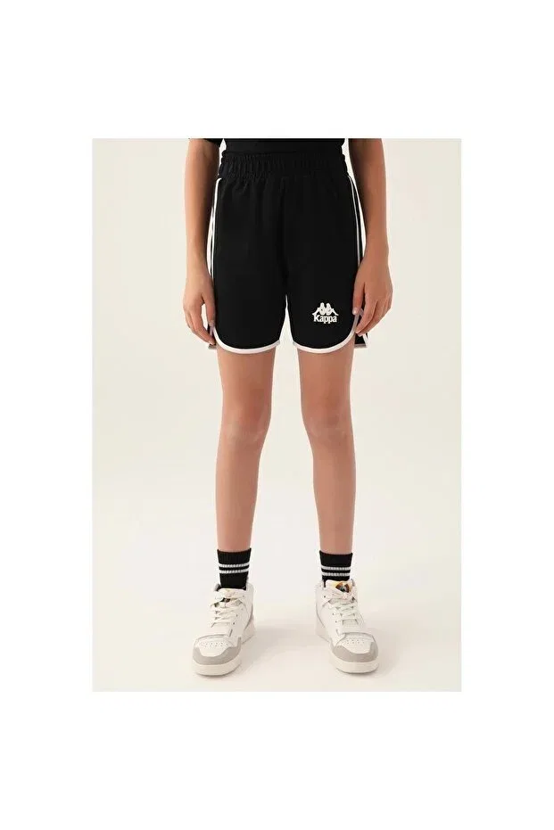 Детские шорты для девочек хлопковые Authentic Kappa, Dark Anthracite
