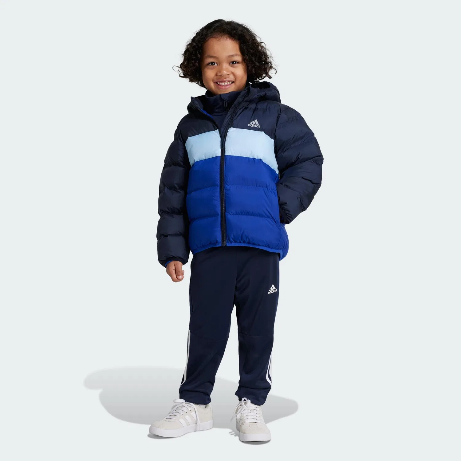 Детская куртка с искусственным утеплителем Synthetic Down Jacke Adidas, Dunkelblau Blau