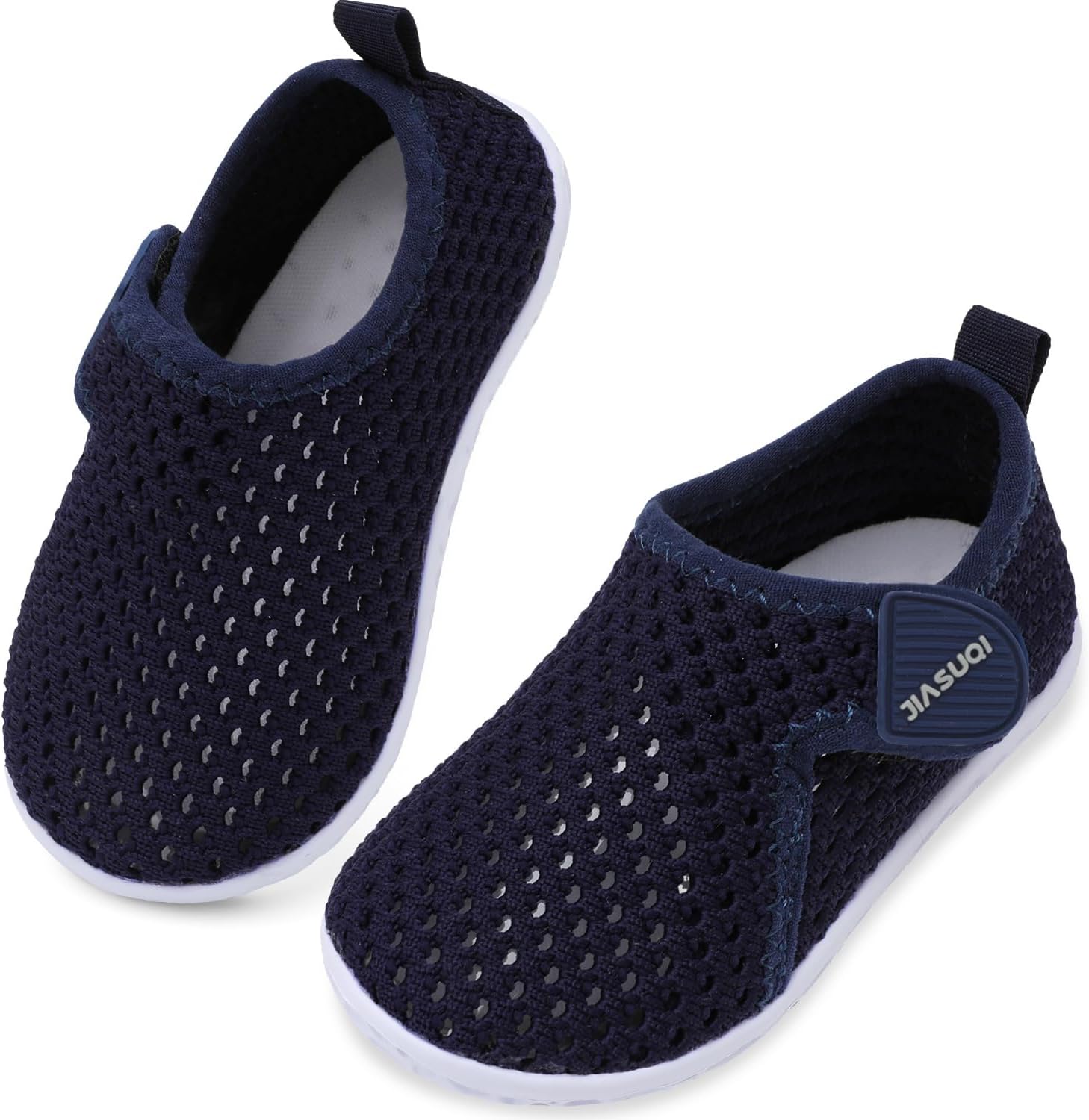 

Детские обувь для плавания JIASUQI для мальчиков и девочек, для бассейна, пляжа, прогулок, спортивные сандалии и кроссовки, синий