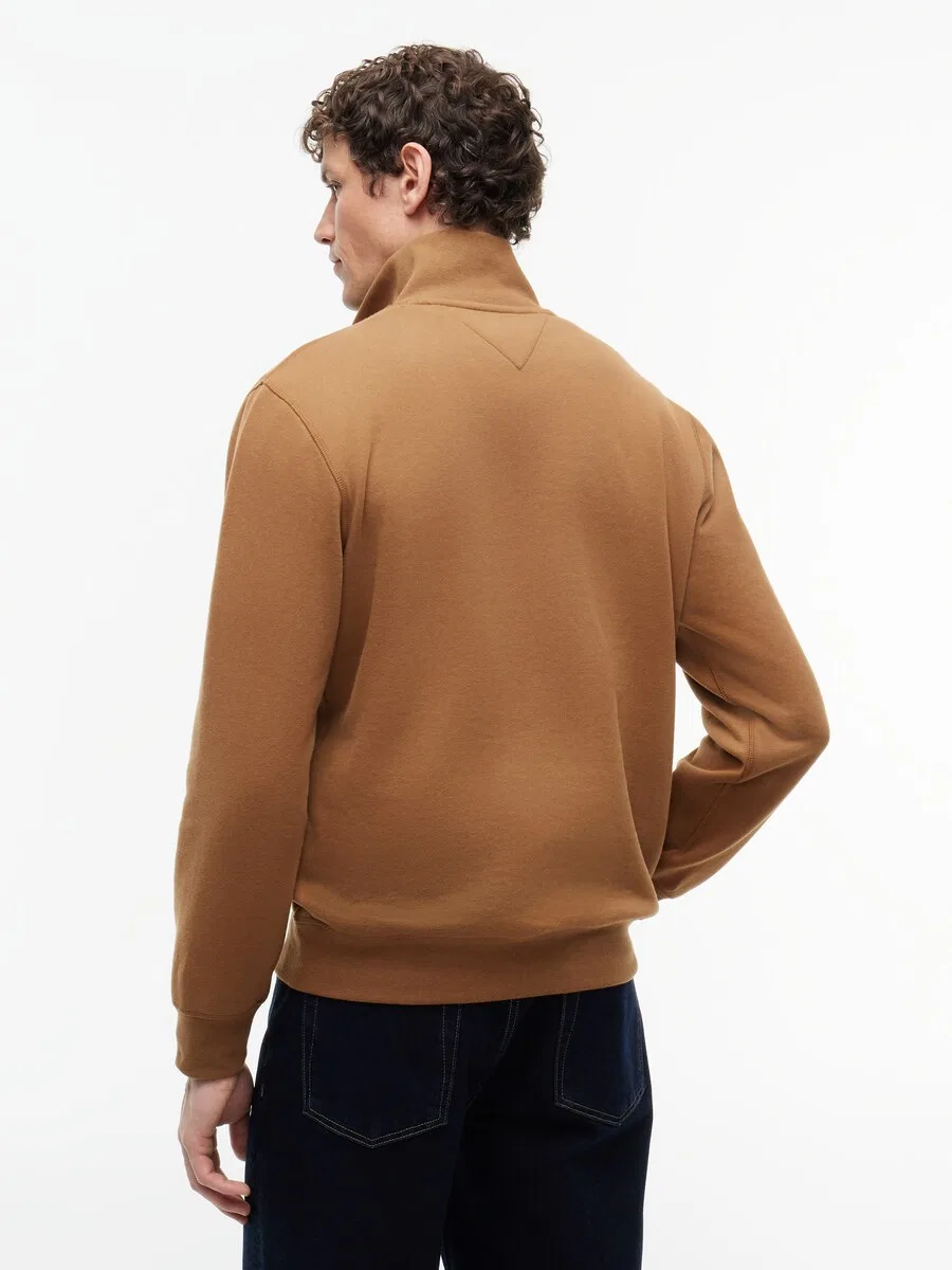 Толстовка TOMMY HILFIGER 'ESSENTIAL' карамельного цвета — фото 4