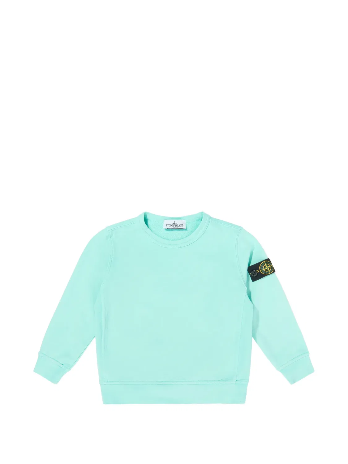 Толстовка с логотипом, синяя Stone Island, синий