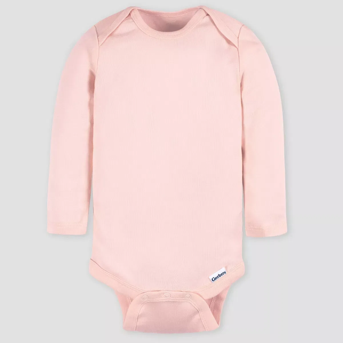 Детский боди-комбинезон с длинным рукавом Gerber Baby 4pk Long Sleeve Onesies NEWBORN, Pink — фото 4