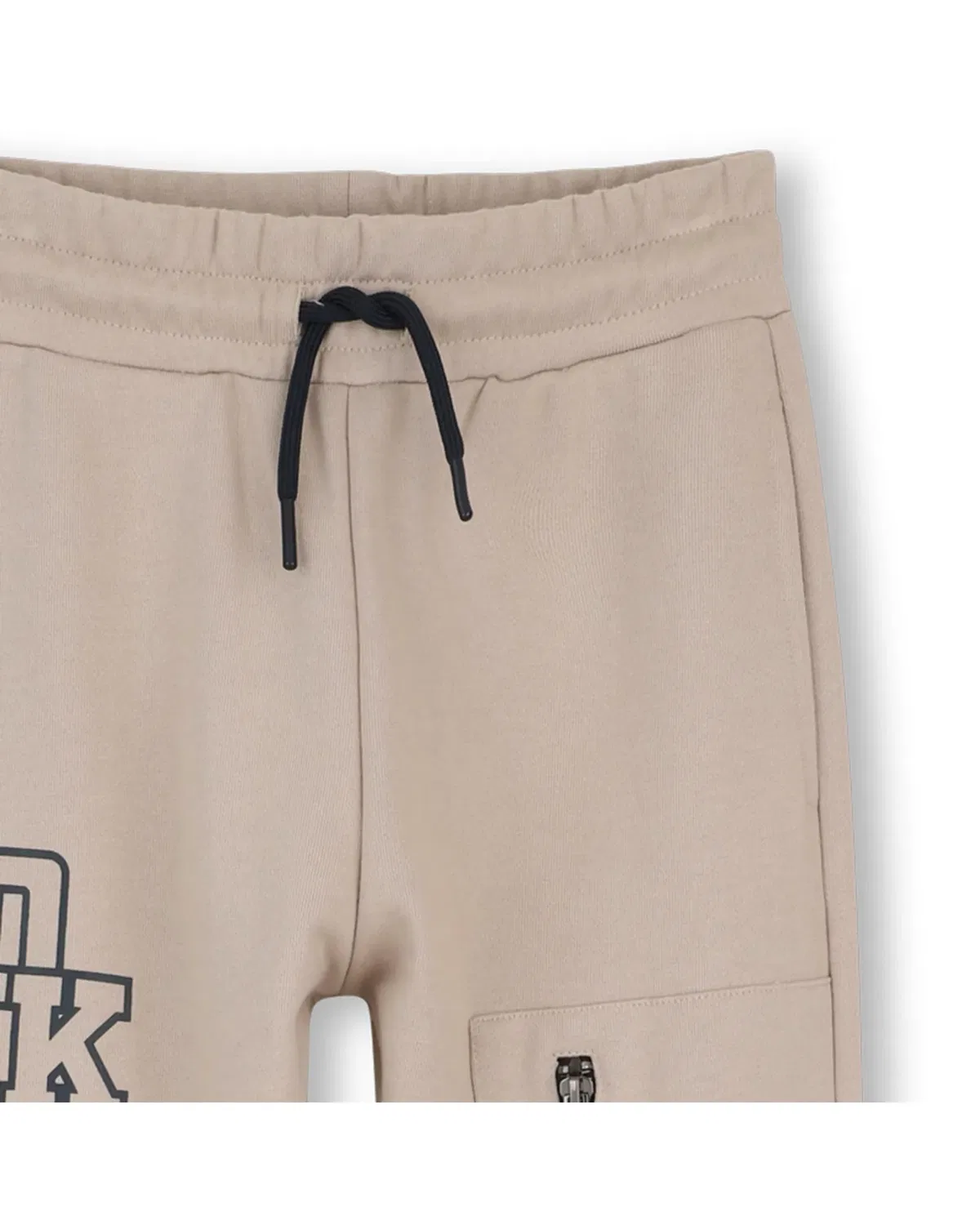 Детские штаны карго для мальчиков с принтом DKNY, Beige — фото 2