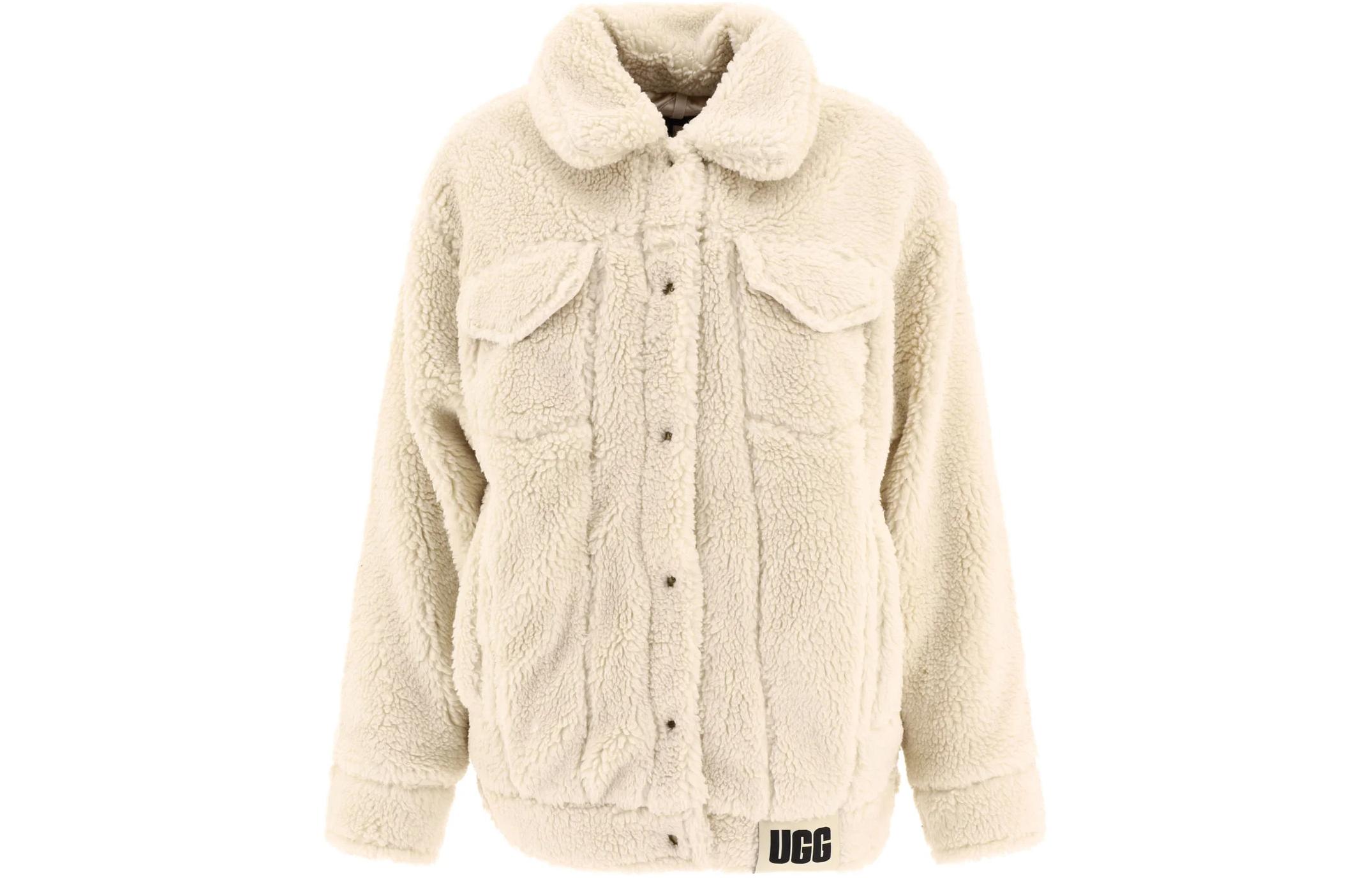 

UGG Флисовая куртка в стиле грузовика, Ecru