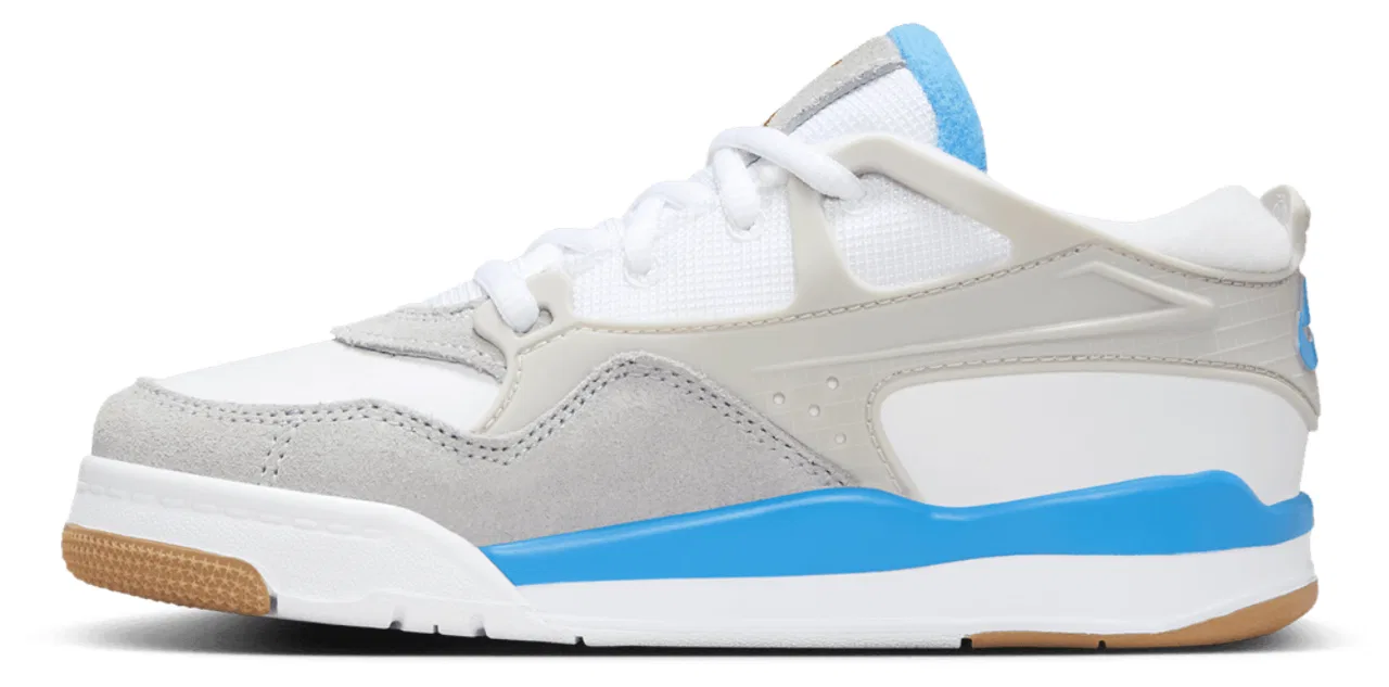 Кроссовки для мальчиков AJ 4 RM Jordan, цвет White/Neutral Grey/White — фото 2
