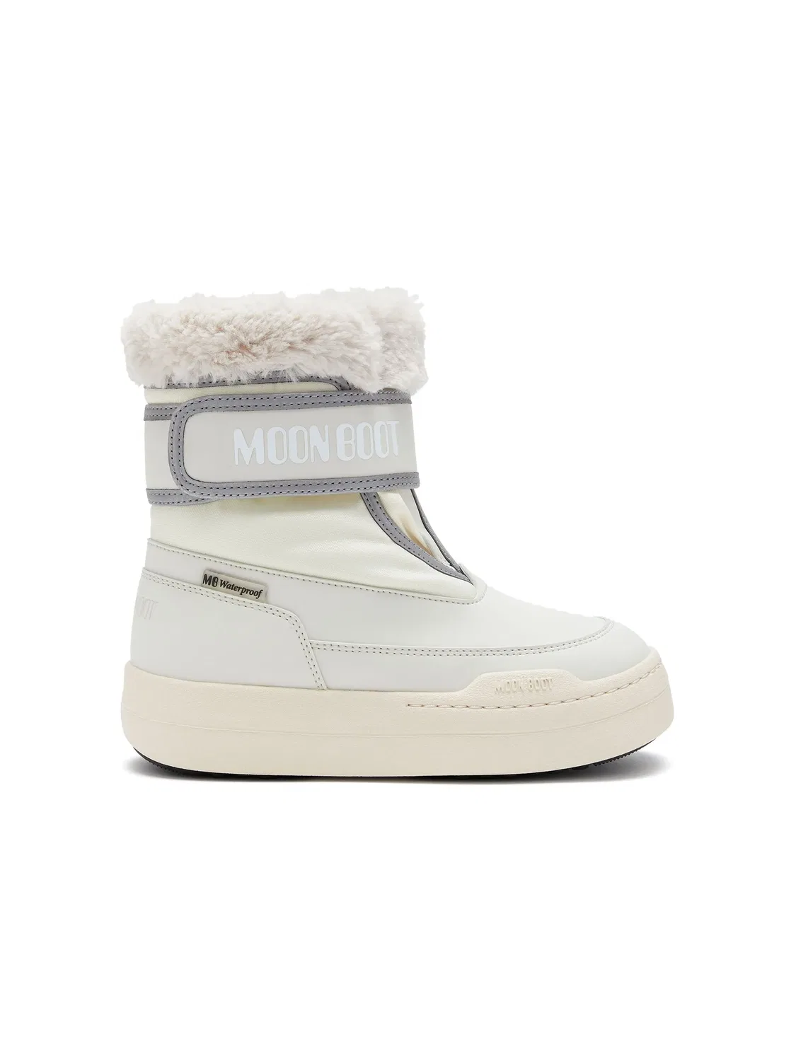 Сноубутсы Park Flatform Moon Boot, кремово-белый