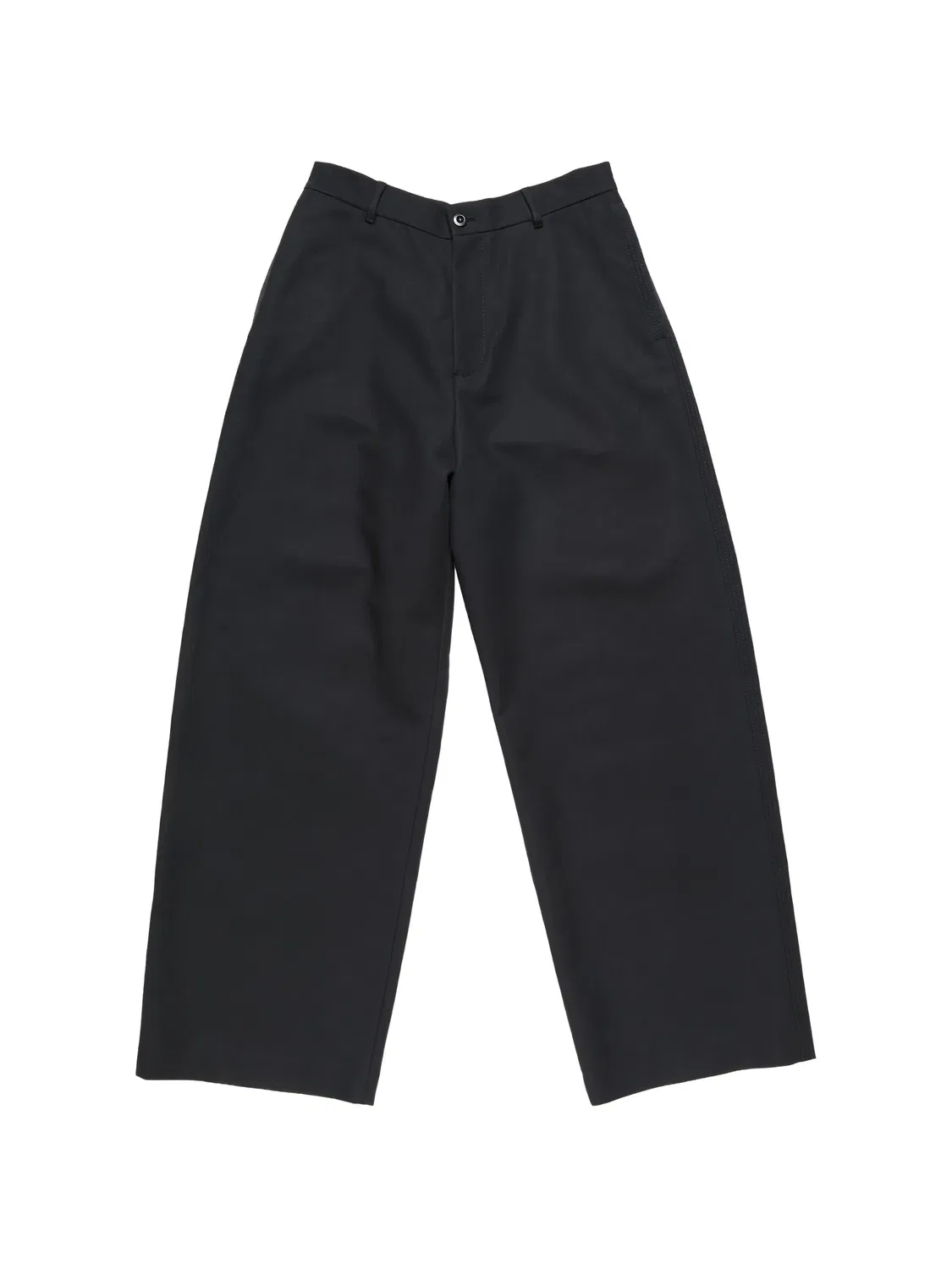 Широкие шелковые брюки Acne Studios, черный