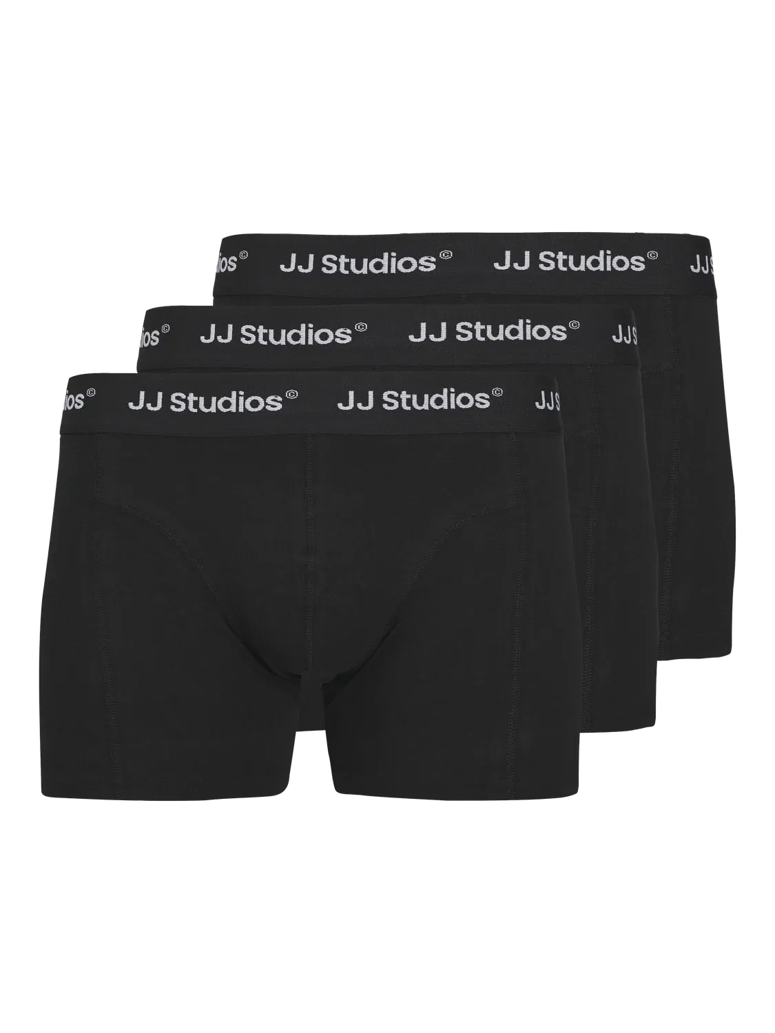 Трусы-боксеры комплект из 3 штук JACSOHO SOLID TRUNKS Jack & Jones Junior, черный