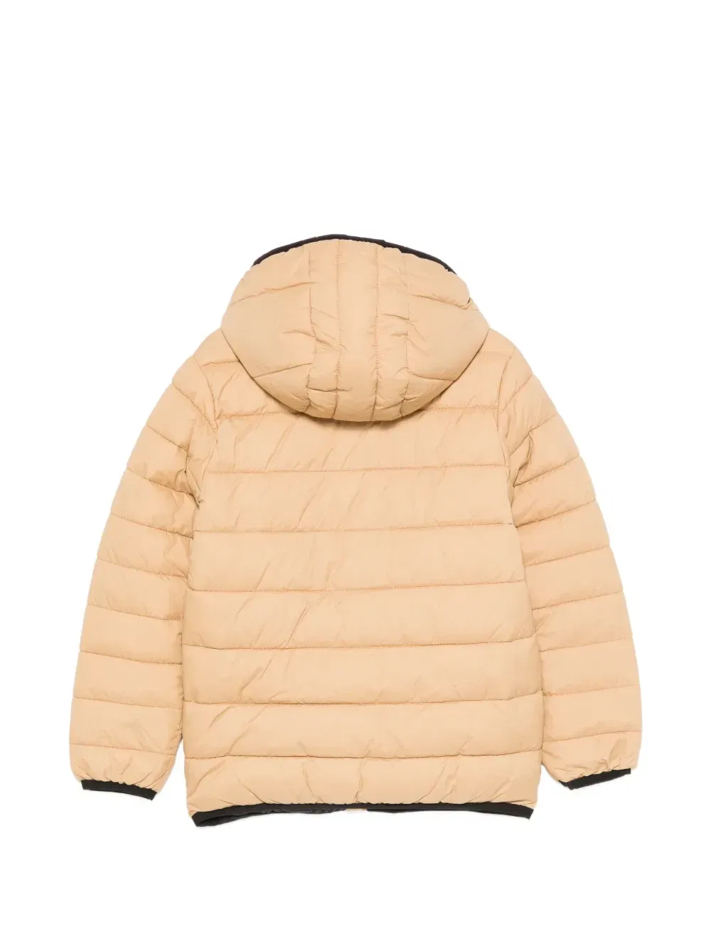 Стеганая куртка с капюшоном Timberland Kids, бежевый — фото 2