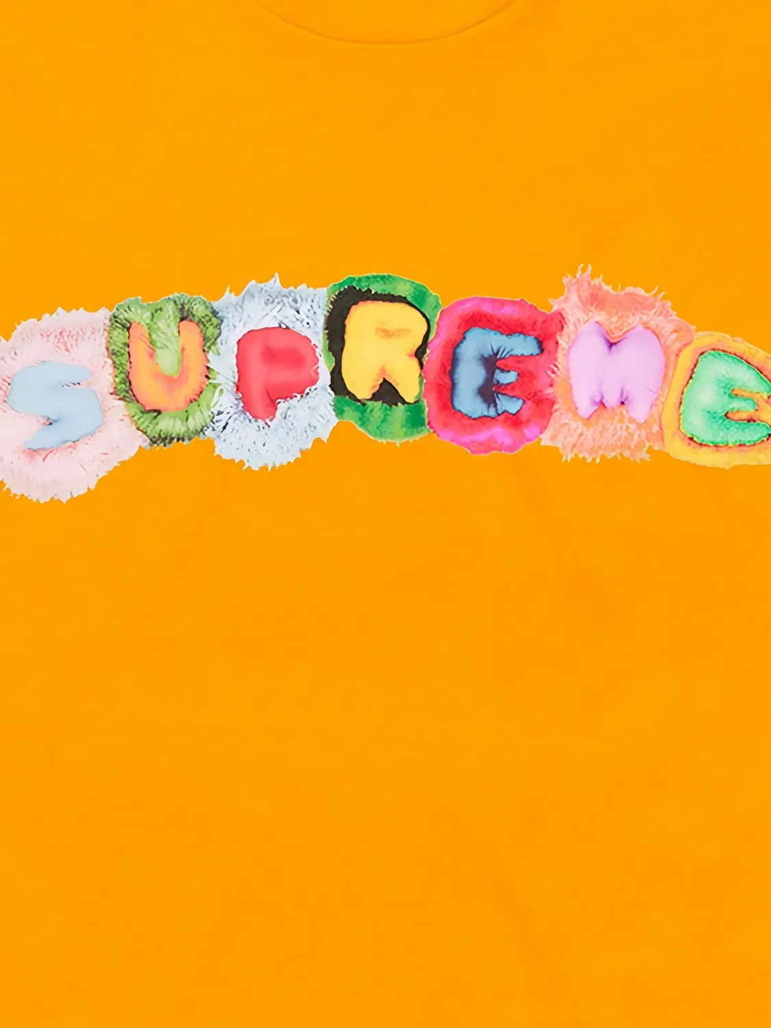 Футболка Pillows оранжевая Supreme, оранжевый — фото 2