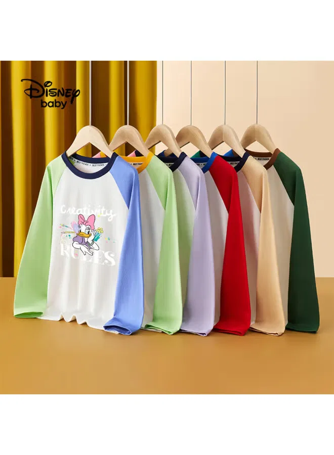 Лонгслив с цветными блоками Disney Baby, синий