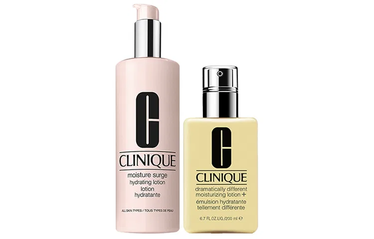 Женский набор для ухода за кожей с увлажняющим лосьоном и маслом CLINIQUE, Pink Water 400ml+Butter 200ml