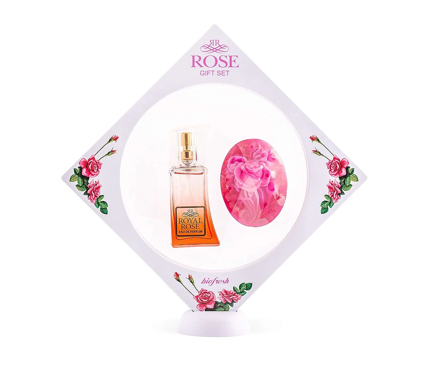 Набор для ванны, Парфюм + Глицериновое мыло, Royal Rose, 2 шт, 15 мл