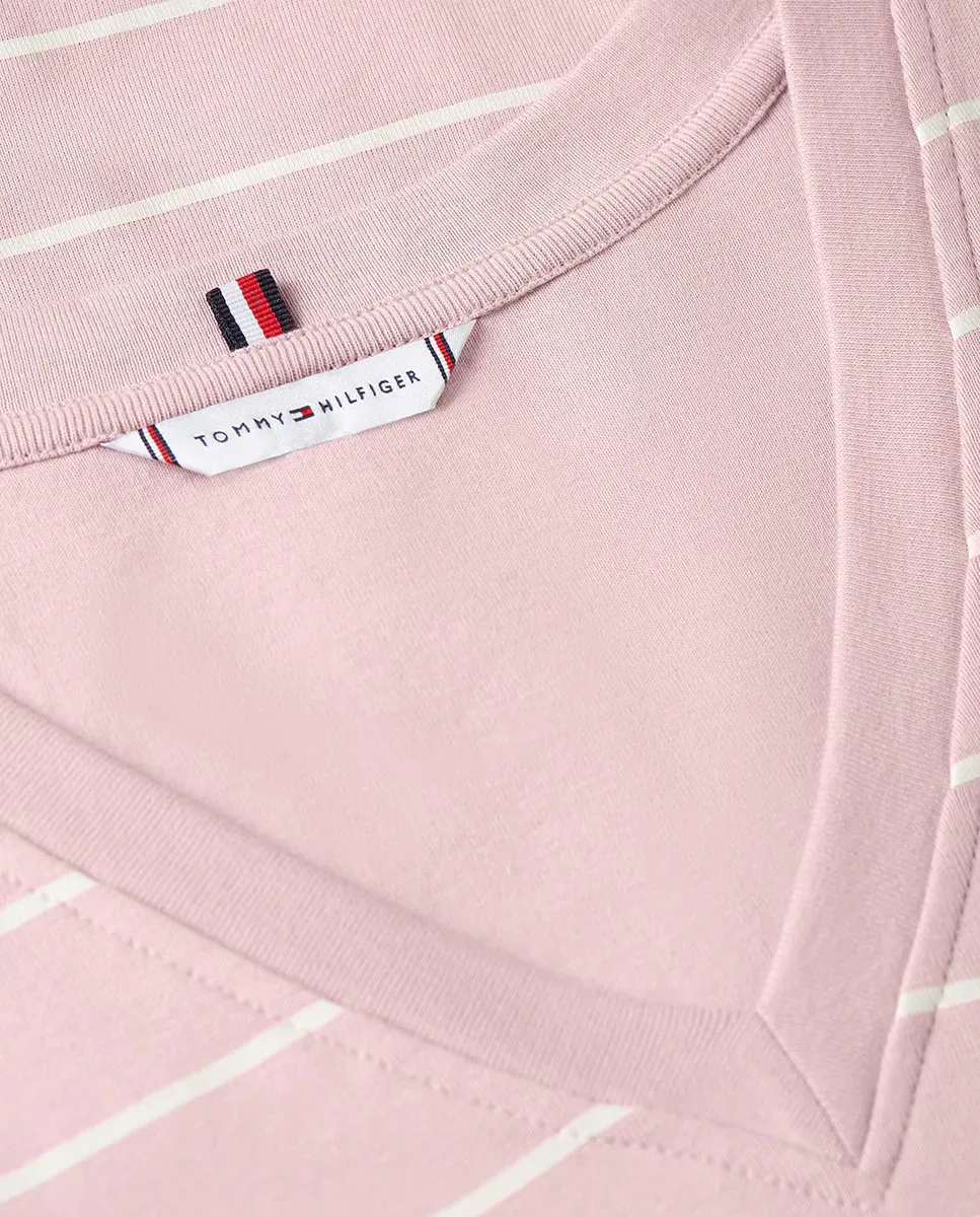Женская футболка с круглым вырезом Tommy Hilfiger, Rosa Claro — фото 3