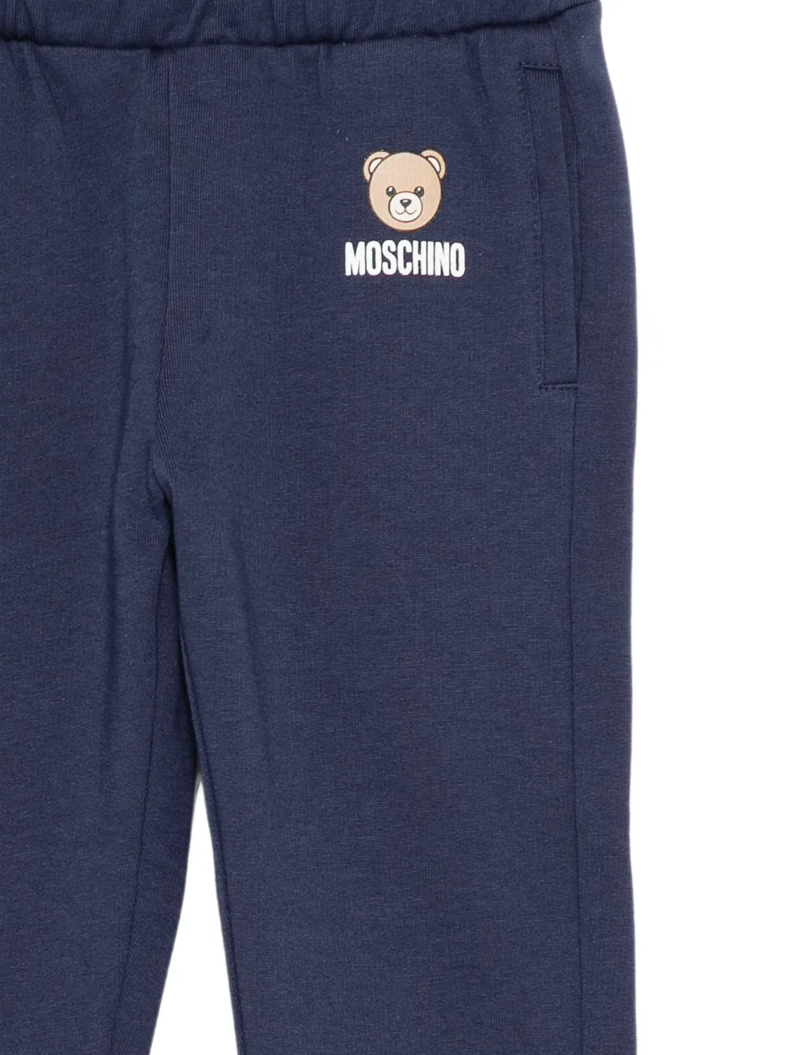Спортивные брюки с принтом Teddy Bear Moschino Kids, синий — фото 3
