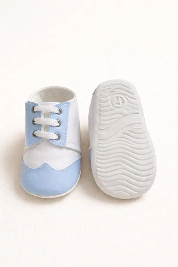 Детская обувь для первых шагов с гибкой подошвой Numix Baby Kids, Blue — фото 4