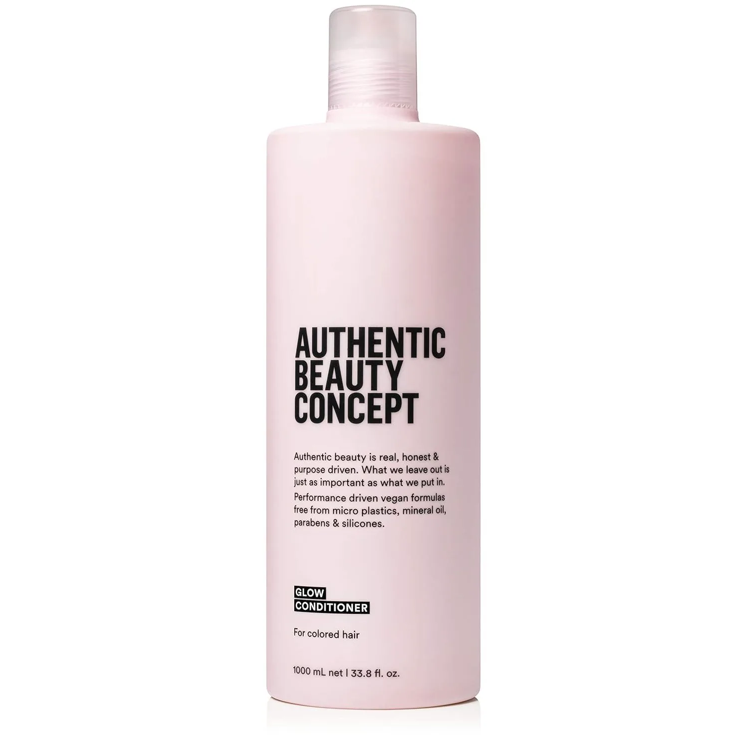 Кондиционер для волос Authentic Beauty Concept Glow | Для окрашенных волос | Увлажняет окрашенные волосы | Веганский продукт, не тестируется на животных | Не содержит силиконов 1000 мл (.)