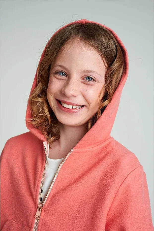 Детская куртка для девочек с капюшоном Lia Lea, Pink — фото 4
