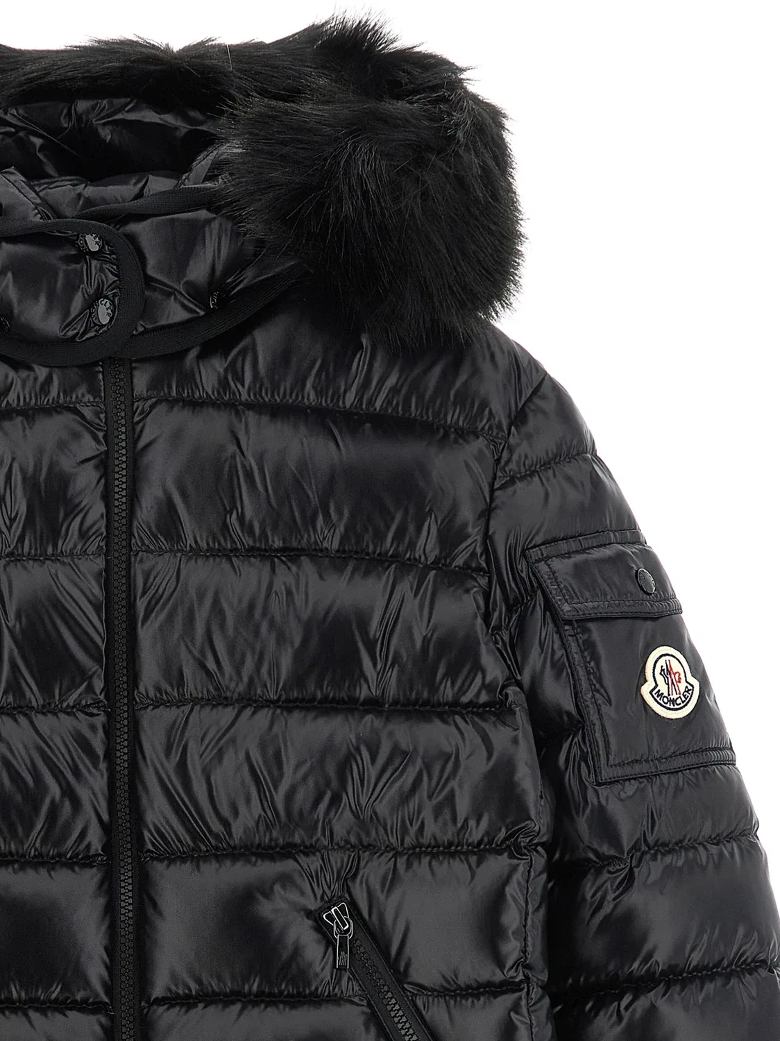 Пуховик "Badyf" Moncler Enfant, черный — фото 4