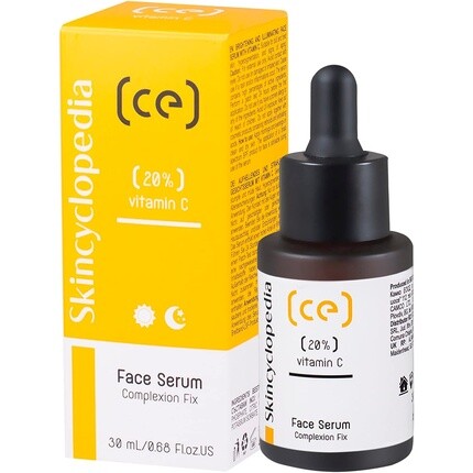 

Skincyclepedia Сыворотка с 20% витамином С и гиалуроновой кислотой для точечного лечения сухой и жирной кожи, склонной к акне, осветляющее увлажняющее средство для лица 30 мл Skincyclopedia